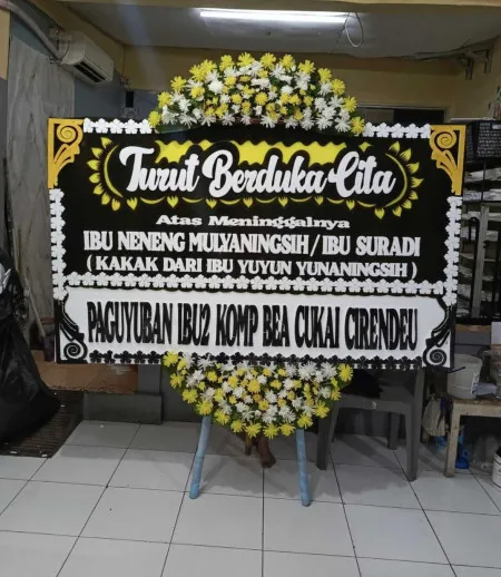 Papan Bunga Duka Foresta Bsd